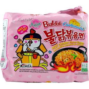 Samyang Instant Noodles Noedels Buldak (Hot chicken) Carbonara 20 x 130Gr