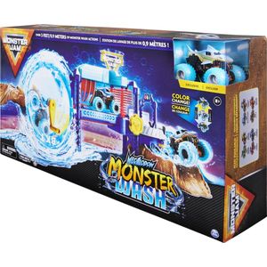Monster Jam - Monster Wasstraat met Megalodon Truck - Schaal 1:64