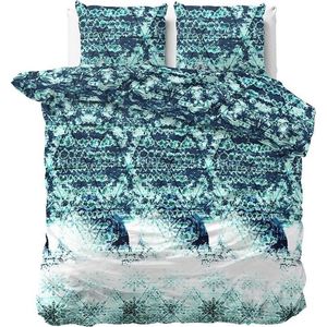 Sleeptime Mara - Dekbedovertrekset - Lits-Jumeaux - 240x200/220 + 2 kussenslopen 60x70 - Turquoise