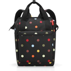 Reisenthel Allrounder R Large Schouder/Rugtas - 23L - Dots Zwart