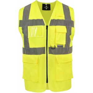 Korntex Multifunctional Hi-Vis Mesh-Vest Athens KX808 - Signal Yellow - 4XL