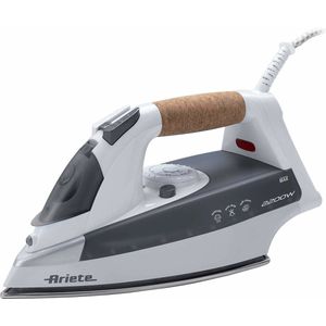 Ariete 6232 Droog- & stoomstrijkijzer - RVS zoolplaat - 2200 Watt- 300ml - Grijs