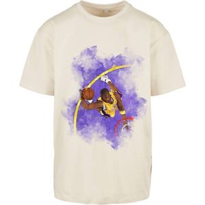 Mister Tee - Basketball Clouds 2.0 Oversize Heren T-shirt - XL - Beige