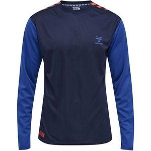 Hummel Pro Grid Game Shirt LS - sportshirts - blauw - Unisex