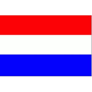 Nederlandse vlag 100x150cm met vlaggenhaak