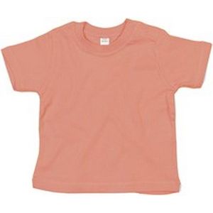 BabyBugz - Baby T-Shirt - Poeder Roze - 100% Biologisch Katoen - 86