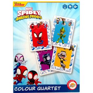 Marvel - Spidey - kleuren kwartet - Spidey and his Amazing Friends - ghost sider - black panther - mis marvel - de spin - ironman - multicolor