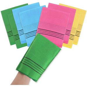 Ibenzoa® Herbruikbare Aziatische Douchehandschoenen voor Diepe Lichaamspeeling en Verbeterde Huidtextuur