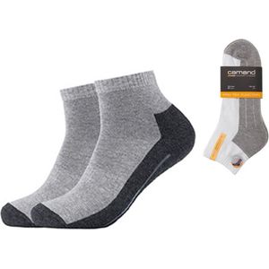 CAMANO Quarter Pro Tex function sokken 2 PACK Grijs Mix 43/46 Badstof zool zonder knellende elastiek wandelsokken sportsokken werksokken