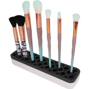 Multifunctionele siliconen make-up penseelhouder - opslag en organizer voor kwasten en lippenstift .