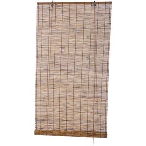 Rolgordijn donker riet 120 x 220 cm