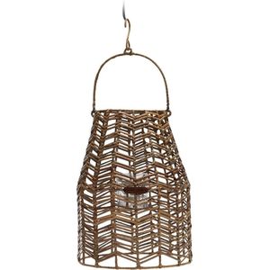 Sunset Breeze Herringbone Lantern M