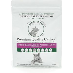 Greenheart kattenvoer Vis 10 kg - Kat