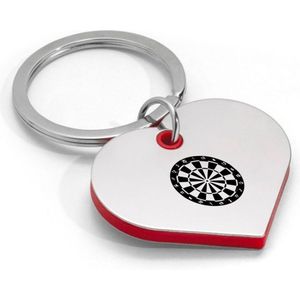 Akyol - darten sleutelhanger hartvorm - Dartbord - beste darter - cadeau - sport - hobby