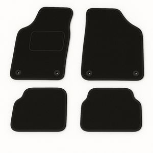 Mattastic® Automat - 4 Delig - Perfecte Pasvorm - Complete Set - Zwart - Geschikt voor Toyota Aygo, Peugeot 107, Citroën C1 (2005–2014)