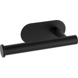 WENKO Turbo-Loc® Toiletrolhouder Orea RVS zwart mat - WC Rolhouder - Bevestigen zonder boren