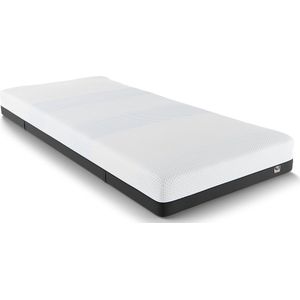 Maxi Plus Pure 200 Matras 80 x 200 cm - Traagschuim Matras - Eenpersoonsmatras - 7 Zonen - Pocketvering - Dikte: 21 cm - H4