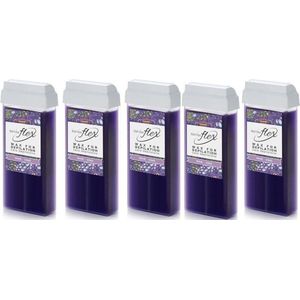 ItalWax Flex - 5x Harspatroon Wijn 100ml - Waarde Set Wax Cartridge Waxen - 500ml