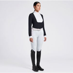 Cavalleria Toscana Dames Pleated Bibi Jersey L/S Wedstrijd Shirt S