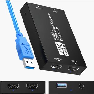 Lexium Capture Card 4K - Game Capture - Video Grabber - 1080P 60fps