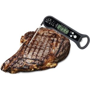 Ocina Vleesthermometer - BBQ Thermometer - Digitaal - Bieropener - Zwart