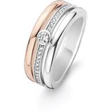 TI SENTO - Milano 12094ZR Dames Ring Maat 56 - Zilverkleurig