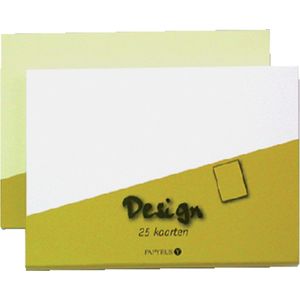 Wenskaarten met Envelop C6 Wit Enkel - 10 pakjes a 25 kaarten