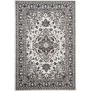 Dessa Home Garden Kairo - Perzisch - Vloerkleed - Vloer kleed – Tapijt – Karpet - 160x230 – Ivory - zwart