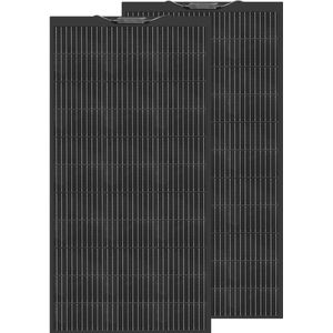 Zonnepaneel - Zonnepanelen - Monokristallijn - 120W - Flexibel - Voor Caravan - Camper - Boot of Thuisgebruik - 2 Stuks