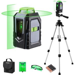 ApexArte® Kruislijnlaser - Bouwlaser - Lijnlaser met Statief