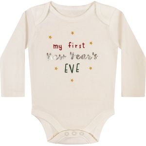 Kerst Romper My First New Year's Eve Wit - Baby's