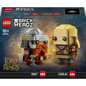 LEGO Lord of the Rings Brickheadz 40751 - Legolas en Gimli™