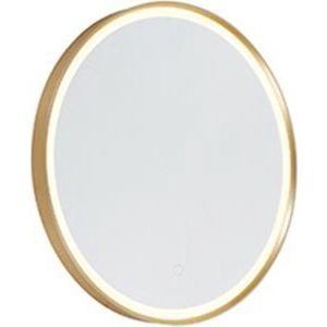 QAZQA miral - Moderne Dimbare LED Spiegel verlichting met Dimmer voor binnen voor badkamer - 1 lichts - D 3.8 cm - Goud -