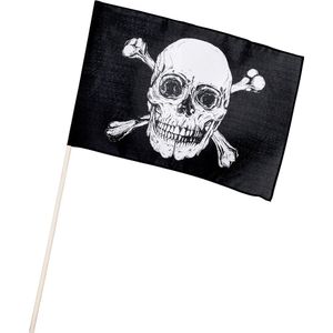 Boland - Polyester zwaaivlag Piraten Classic - Piraten - Piraten