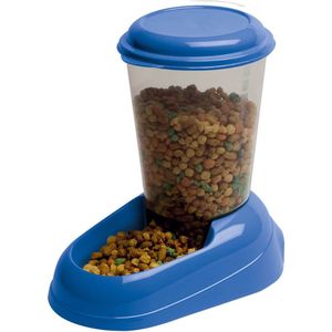 Zenith Voersilo Blauw - Ferplast - Voor katten en kleine honden - Inhoud 3 liter (1,23 kg) droogvoer