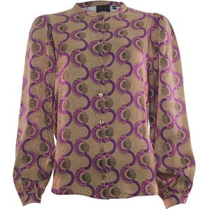 Poools blouse 333205 - Taupe