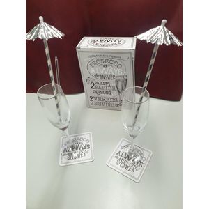 Prosecco cocktail gift set