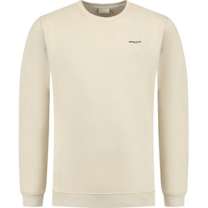 Ballin Amsterdam - Heren Regular fit Sweaters Crewneck LS - Sand - Maat M