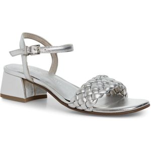 Marco Tozzi - Dames Sandaal - Zwart - Synthetisch - Blokhak 5 cm