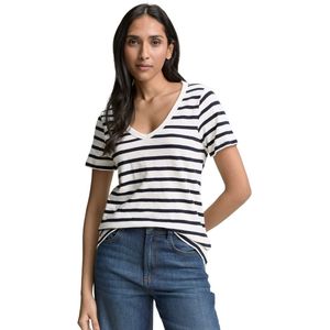 Tom Tailor - T-shirt - Maat M - Vrouwen - 37836 offwhite -