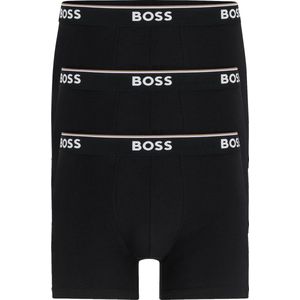 HUGO BOSS Power boxer briefs (3-pack) - heren boxers normale lengte - zwart - Maat: XL