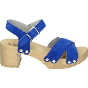 Softclox S3598 HANNE - Sandalen met hak - Kleur: Blauw - Maat: 40