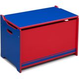 Delta Kids Opbergkist Hout Rood/blauw 40 X 34 X 62 Cm