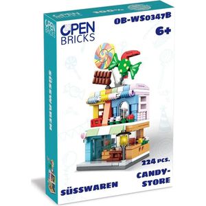 Candy Shop Bricks - Snoepwinkel Bricks - Snoepwinkel Speelgoed