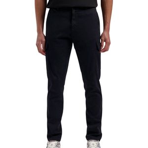 PURE PATH Garment Dye Cargo Pants Broeken Heren - Zwart - Maat XL