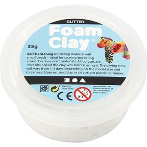 Creativ Company Foam Clay Boetseerklei Wit 35 g 1 stuk(s)