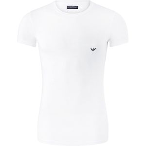 Emporio Armani T-shirt Iconic (1-pack) - heren stretch T-shirt O-neck - wit - Maat: M