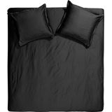 Cinderella - Dekbedovertrek - Satijn - 200x200/220 cm - Black
