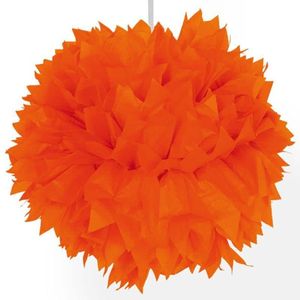 Folat - Pompom Oranje - Halloween - Halloween Decoratie - Halloween Versiering