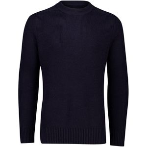 trui Butcher of Blue donkerblauw structuur
